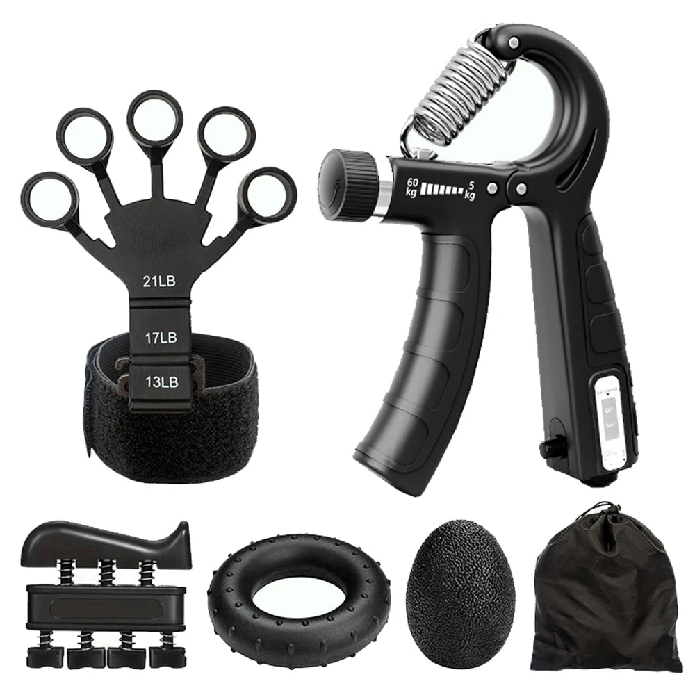 5Pcs Hand Adjustable Grip Trainer Kit