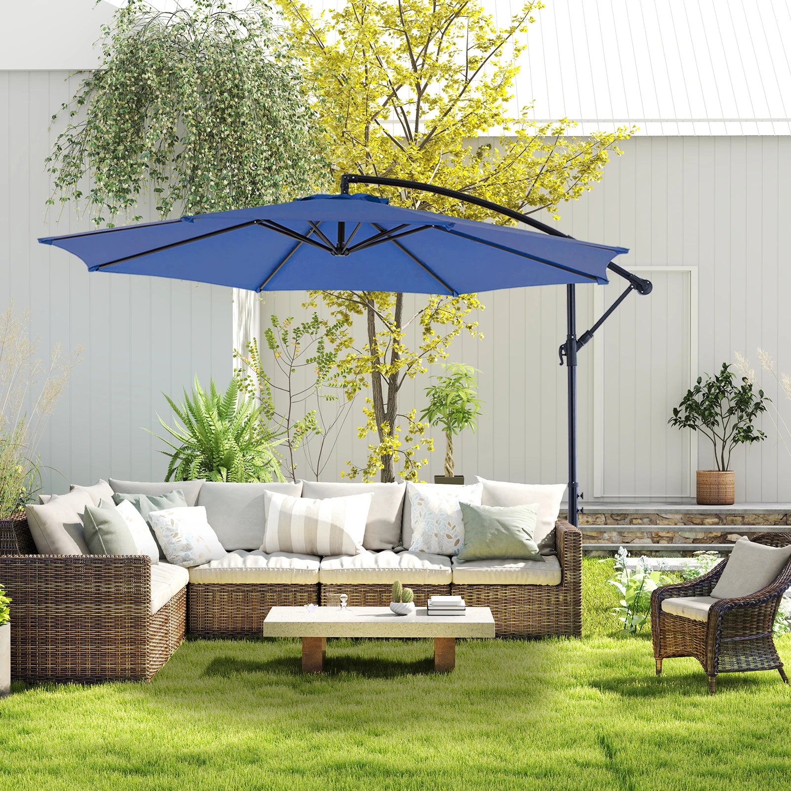 10 FT Patio Umbrella  With Easy Tilt Adjustment