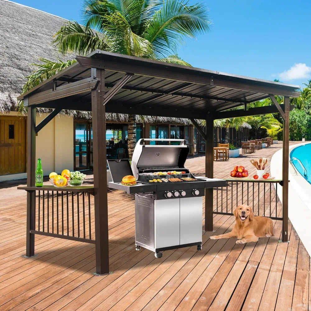6.5x12FT Hardtop All-Weather Gazebo
