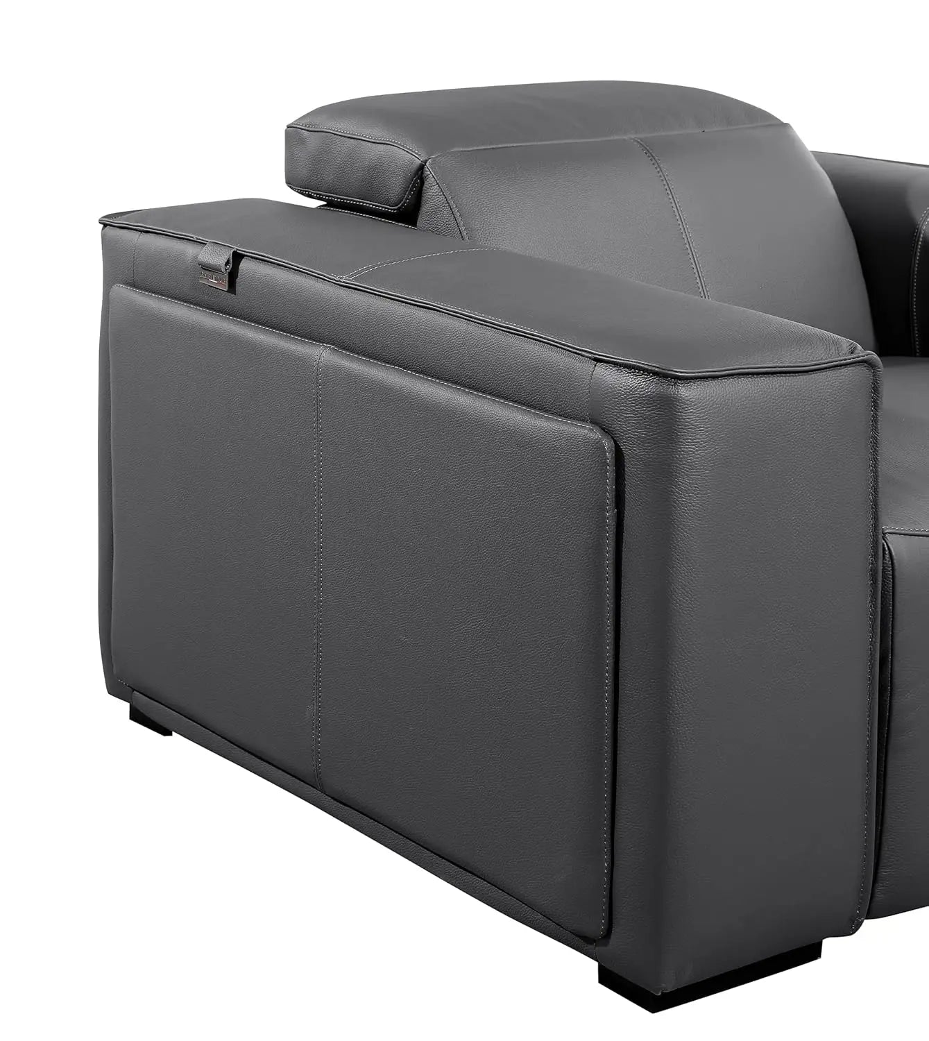 6 Piece Power Reclining Leather Sectional Sofa