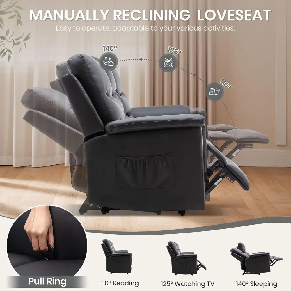 Double Reclining Loveseat With Center Console