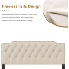 Queen Size Upholstered Platform Bed