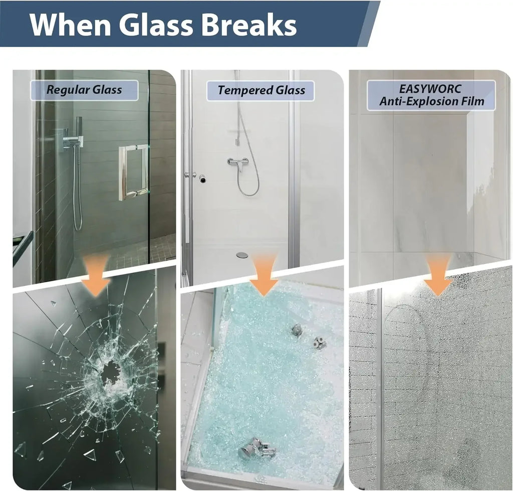Frameless Bathtub Sliding Shower Door - 60" W