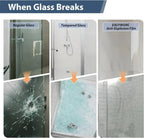 Frameless Bathtub Sliding Shower Door - 60" W