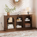 63"TV Stand With Power Outlets & USB