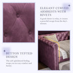 Modern Velvet Daybed with Trundle