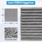 50-Pack  Microfiber Cloths, Ultra Absorbent