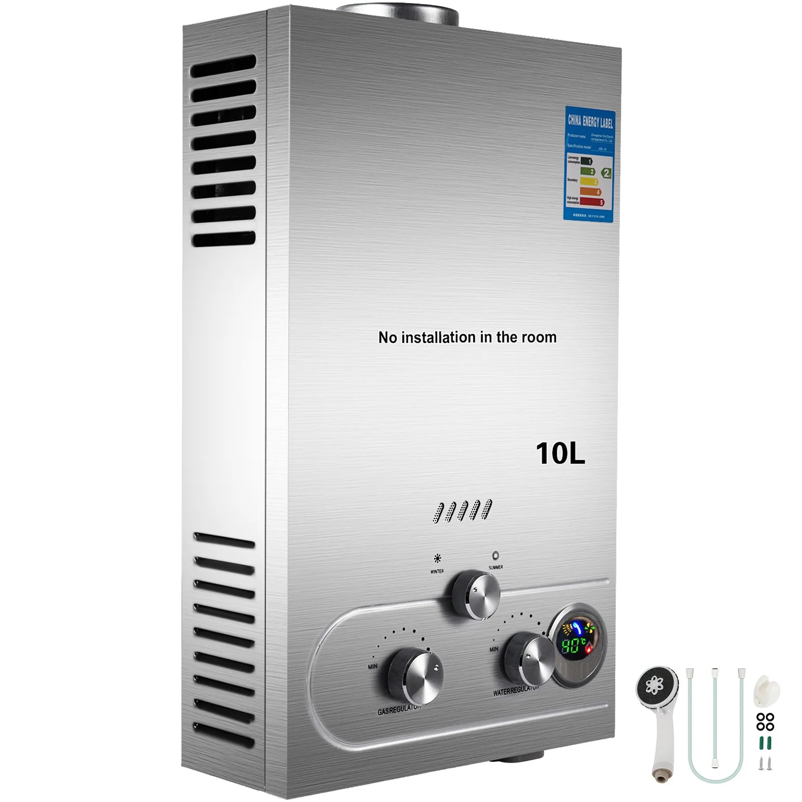 6L-18L Propane Gas Tankless Water Heater