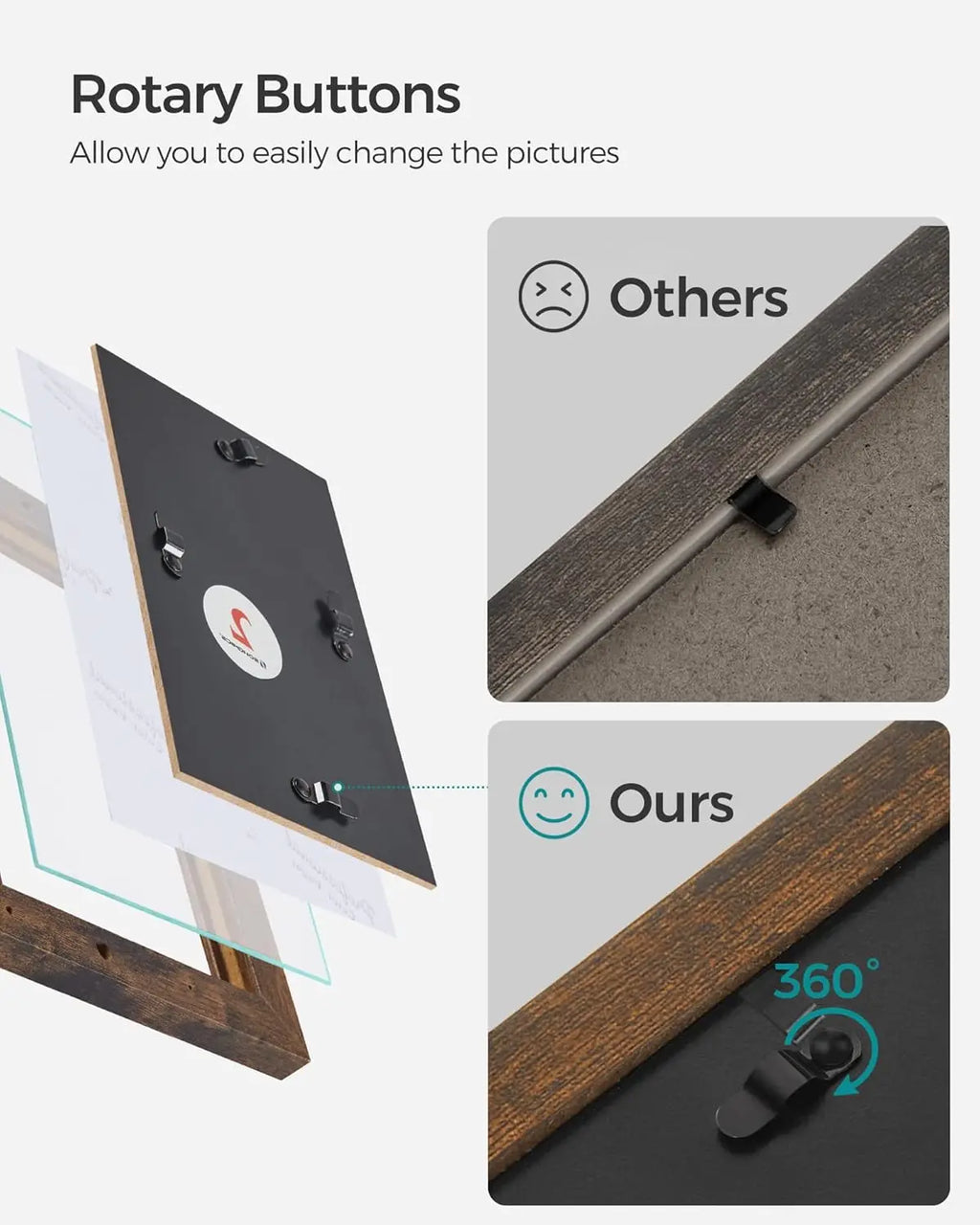 12-Pack 4x6 Photo Frames Collage Wall Decor