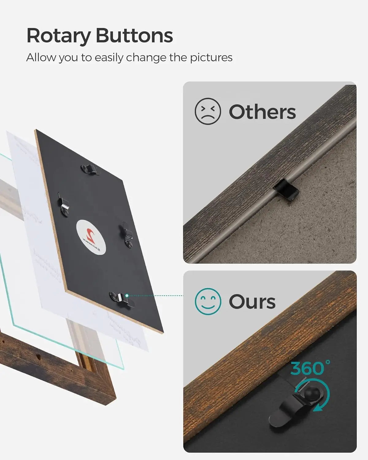 12-Pack 4x6 Photo Frames Collage Wall Decor