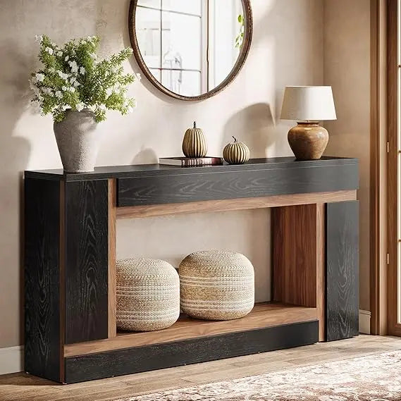 63-Inch Long Console Table for Entryway