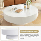 31.5" Round Drum Coffee Table