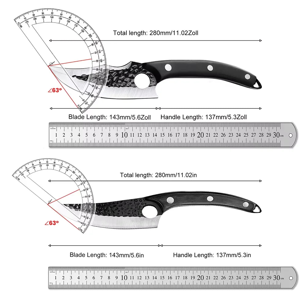 K Multifunctional Chef Knife With Sheath