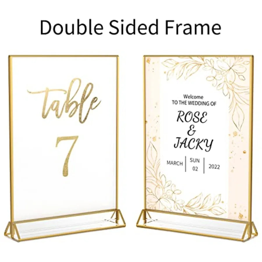 12 Pack 4 x 6 Clear Acrylic Picture Frames