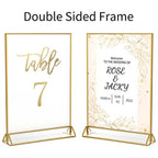 12 Pack 4 x 6 Clear Acrylic Picture Frames