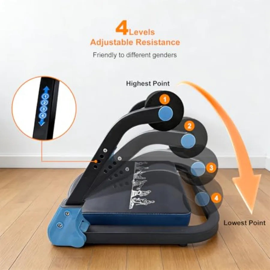 Foldable Ab Machine  With  Adjustable Resistance