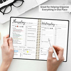 2026 Work/Day Planner With Hourly Schedules