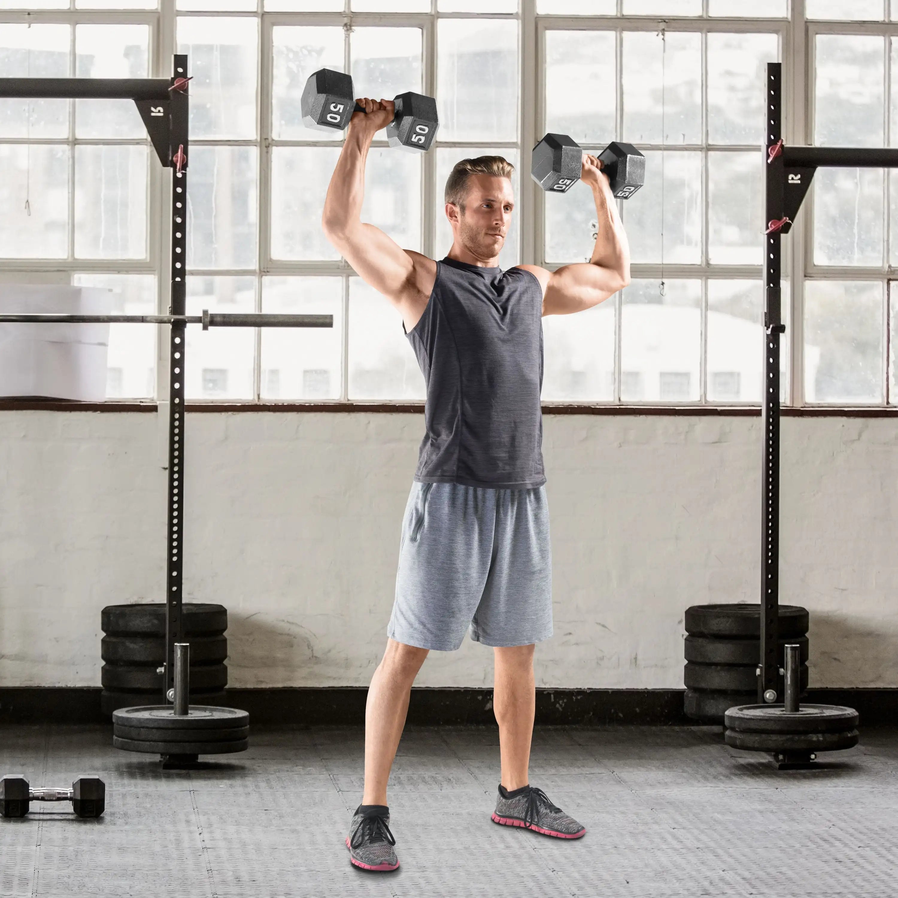 Cast Iron Hex Dumbbell