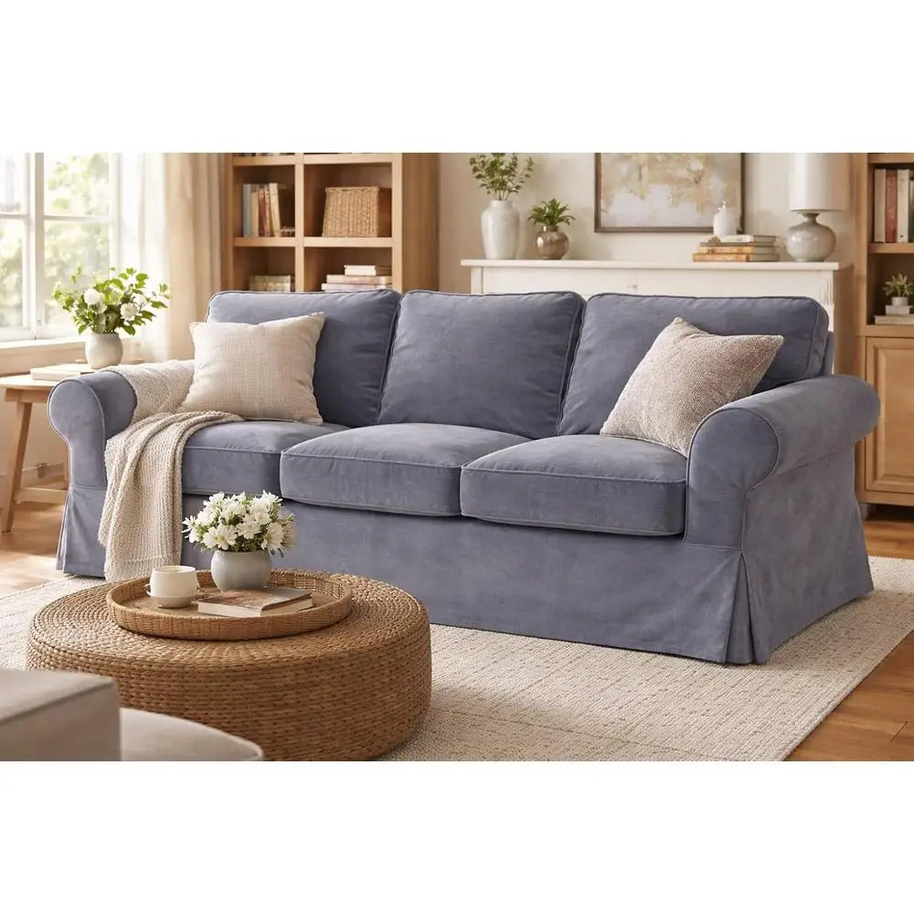 3 Pc. Sofa, Light Gray - Pet Friendly