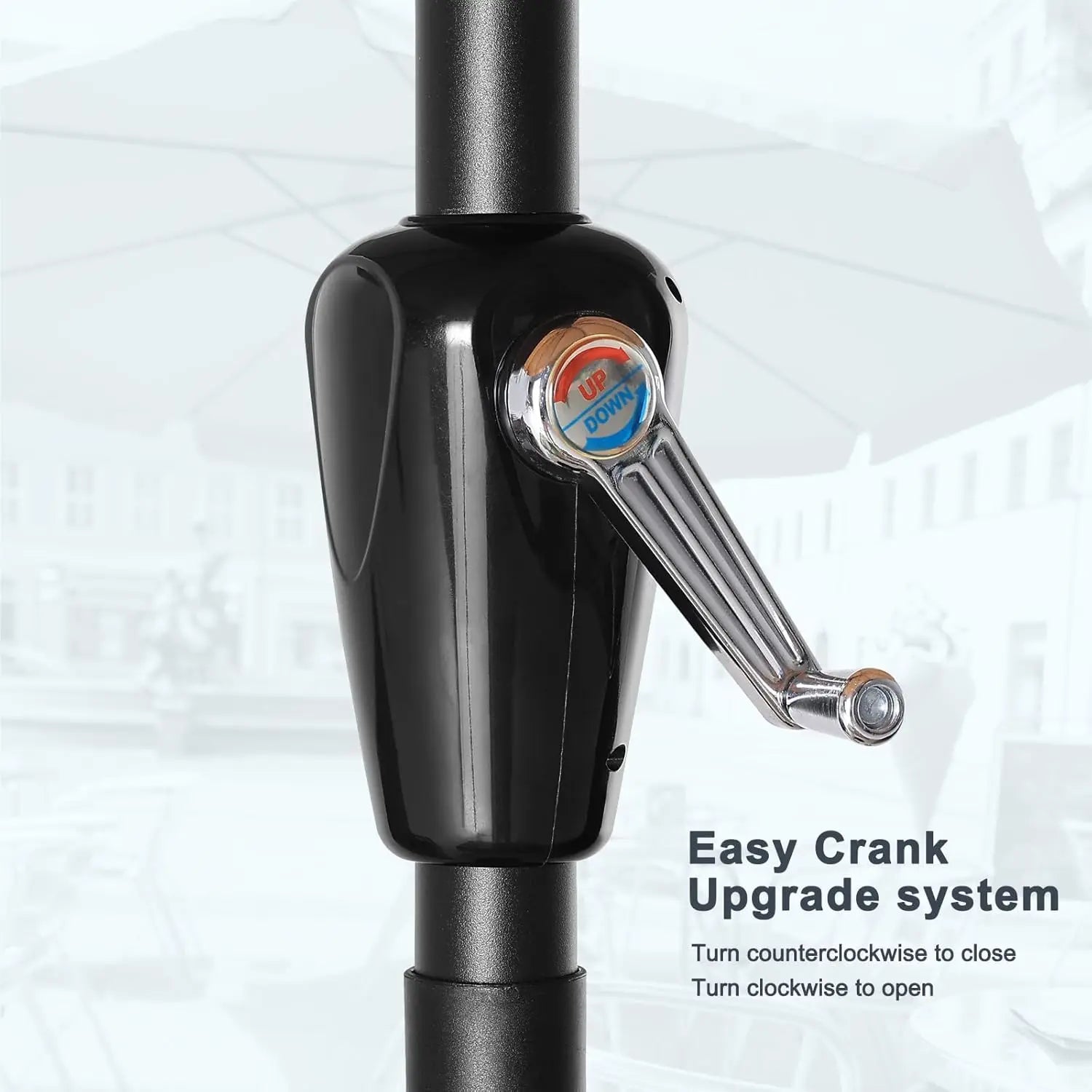 11ft Burgundy Round Patio Umbrella