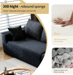 Corduroy Sectional Sofa, Modular Recliner