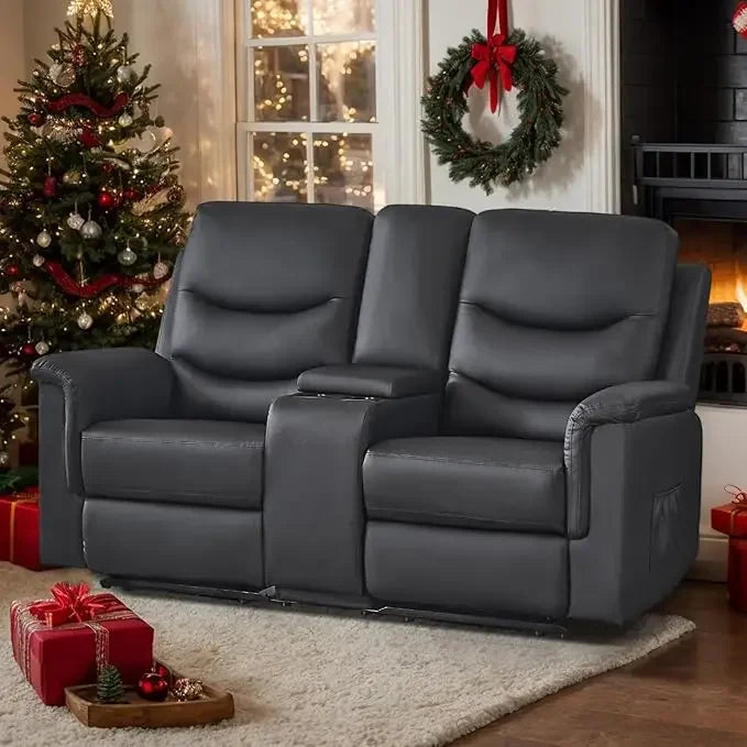 Double Reclining Loveseat With Center Console