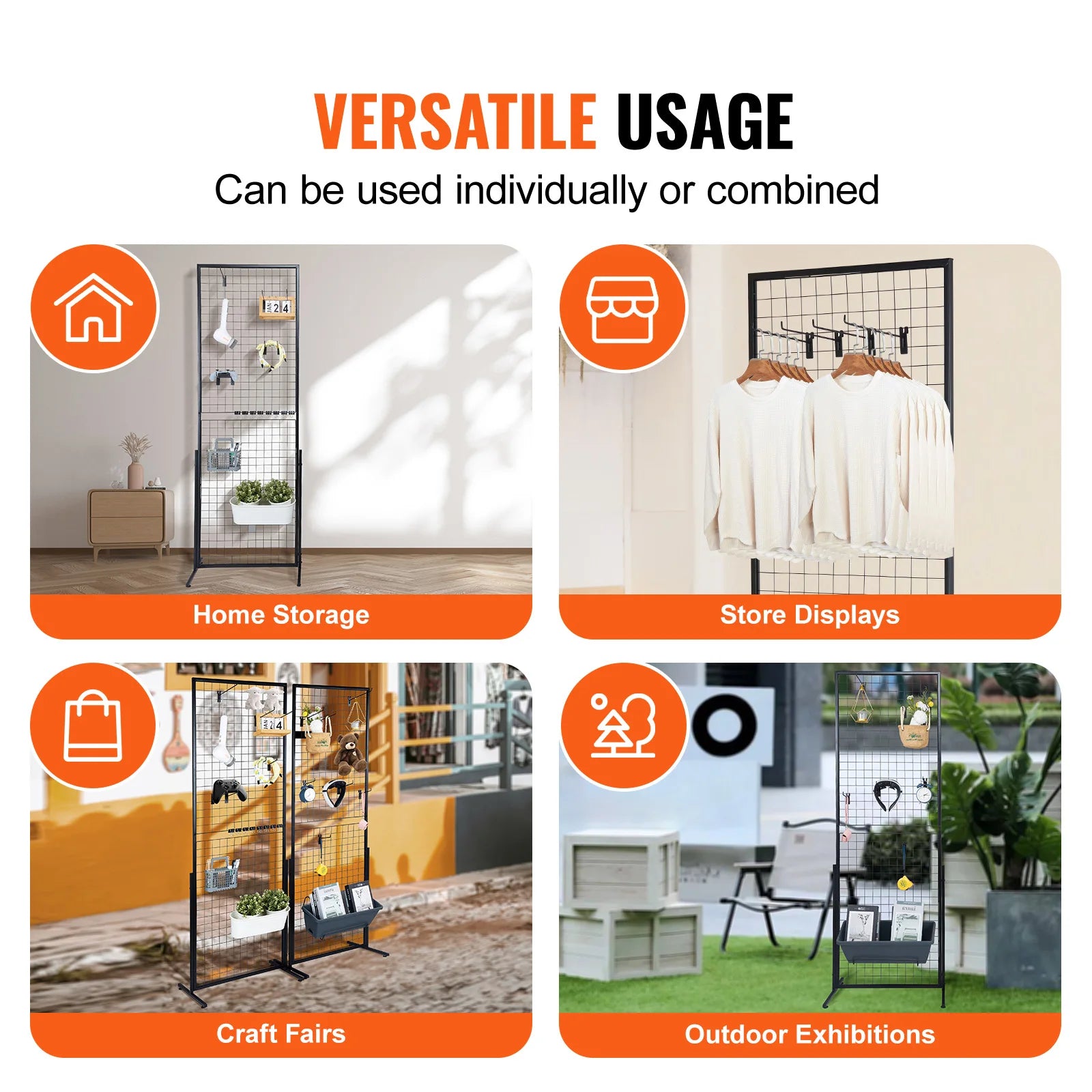 Display Racks Double Side  W/ Hooks