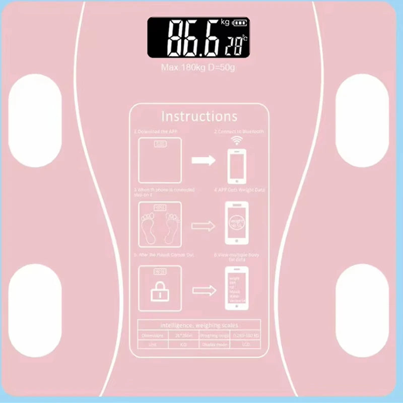 Body Fat Smart Digital Bathroom Scale
