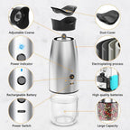 Rechargeable Automatic Pepper Mill Grinder