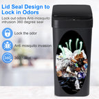 2 Pack Bathroom Automatic Trash Can