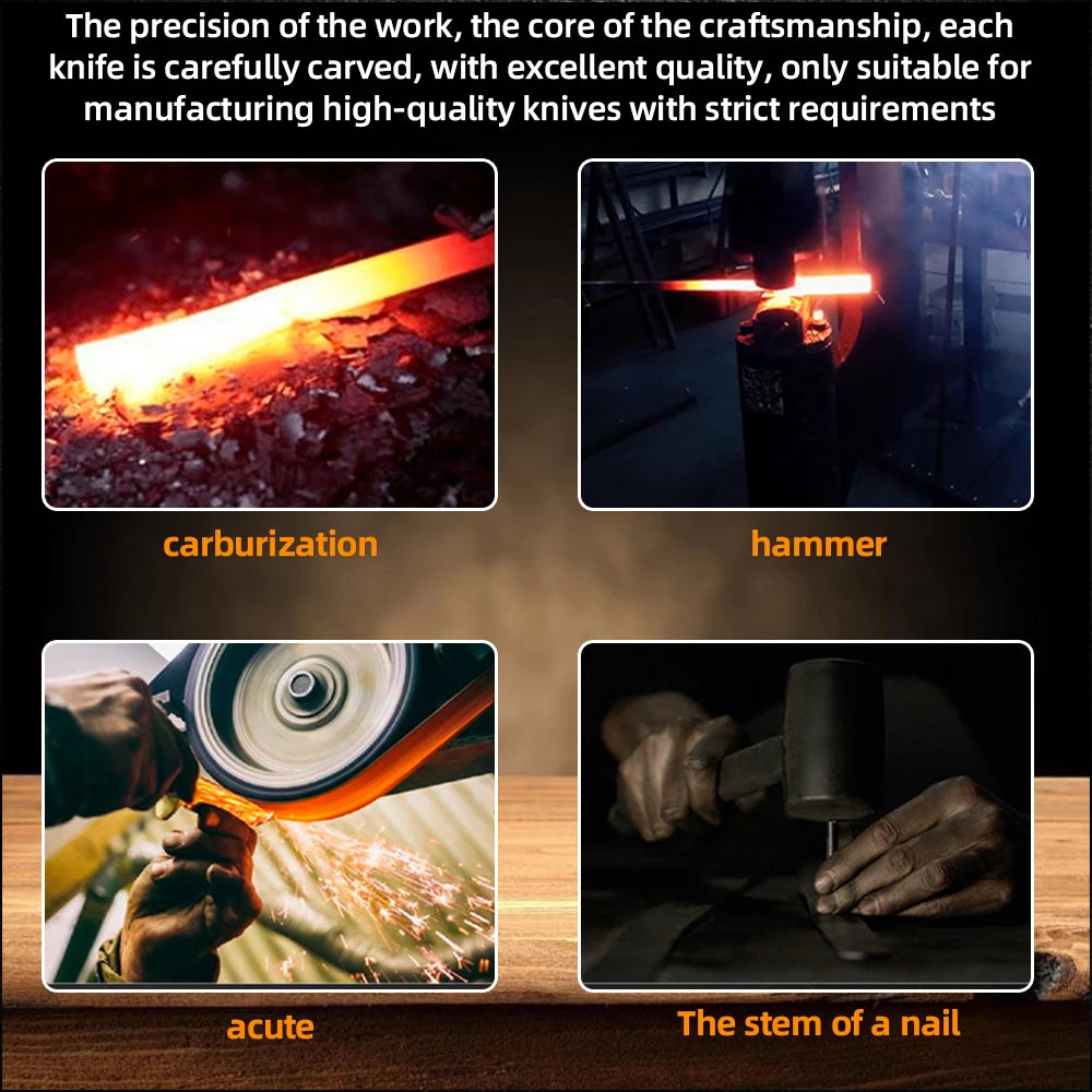 15-piece Stainless Steel Kitchen Knife Set with Holder