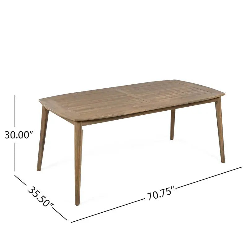 7-Piece Acacia Outdoor Dining Set