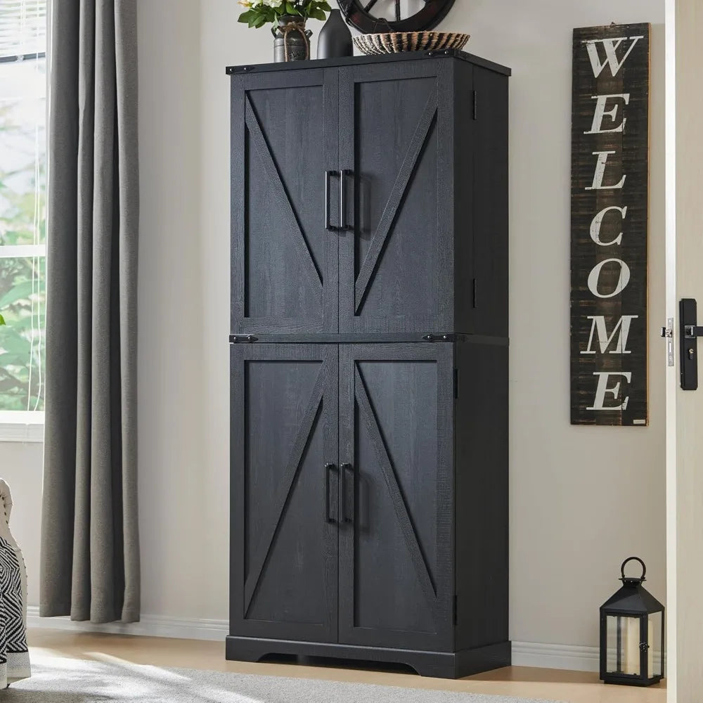 72 Tall Farmhouse Pantry Cabinet
