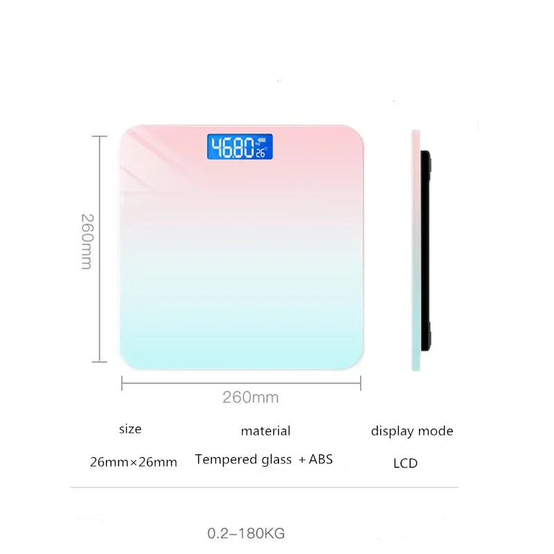 Gradient Color Intelligent Electronic Digital Scale