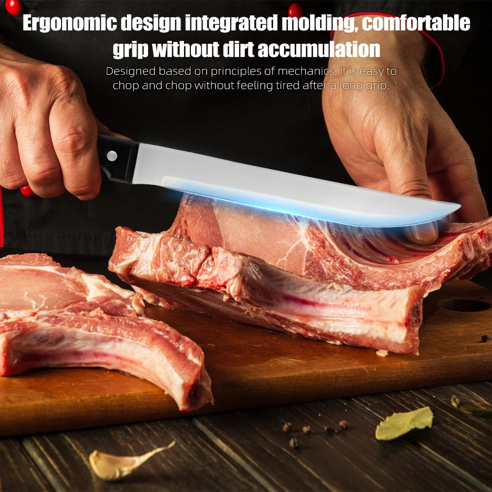 15-piece Stainless Steel Kitchen Knife Set with Holder