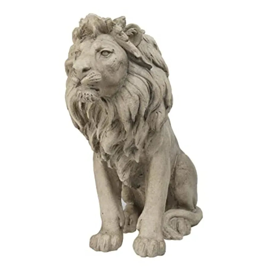 Statue 20" Stone Lion  Statue   Stone
