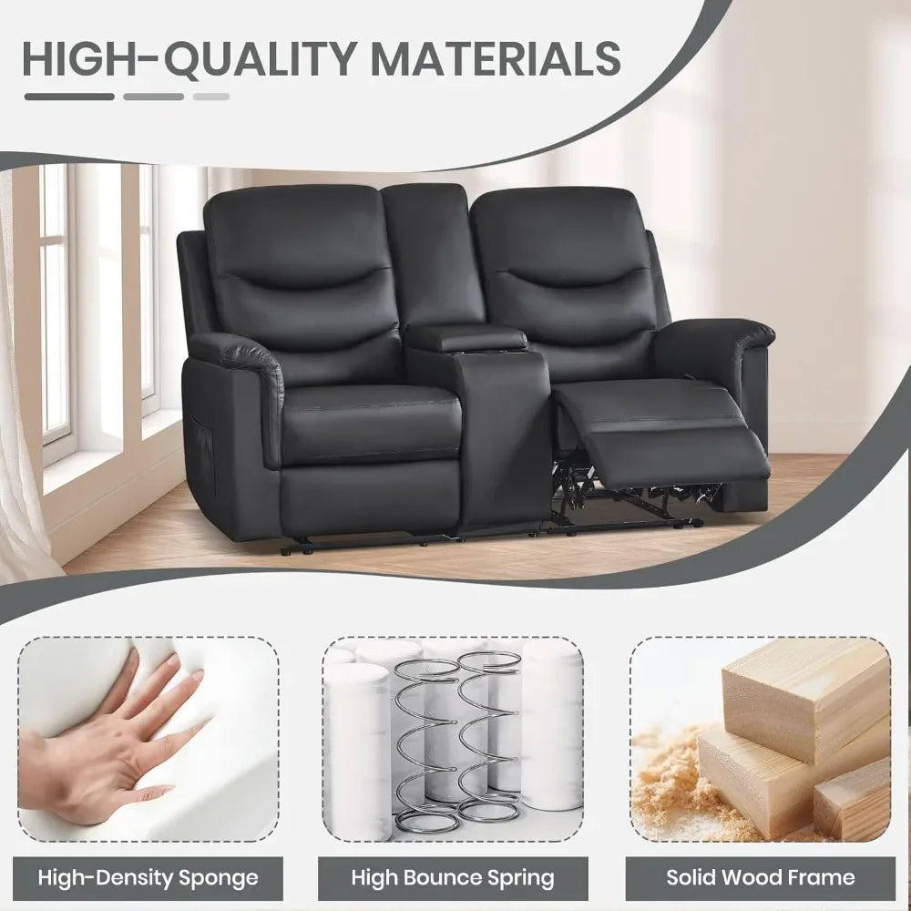 Double Reclining Loveseat With Center Console