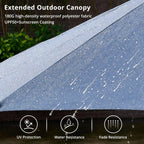 15ft Large Patio Umbrella & Base