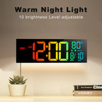 16"  Led Digital Wall Clock
