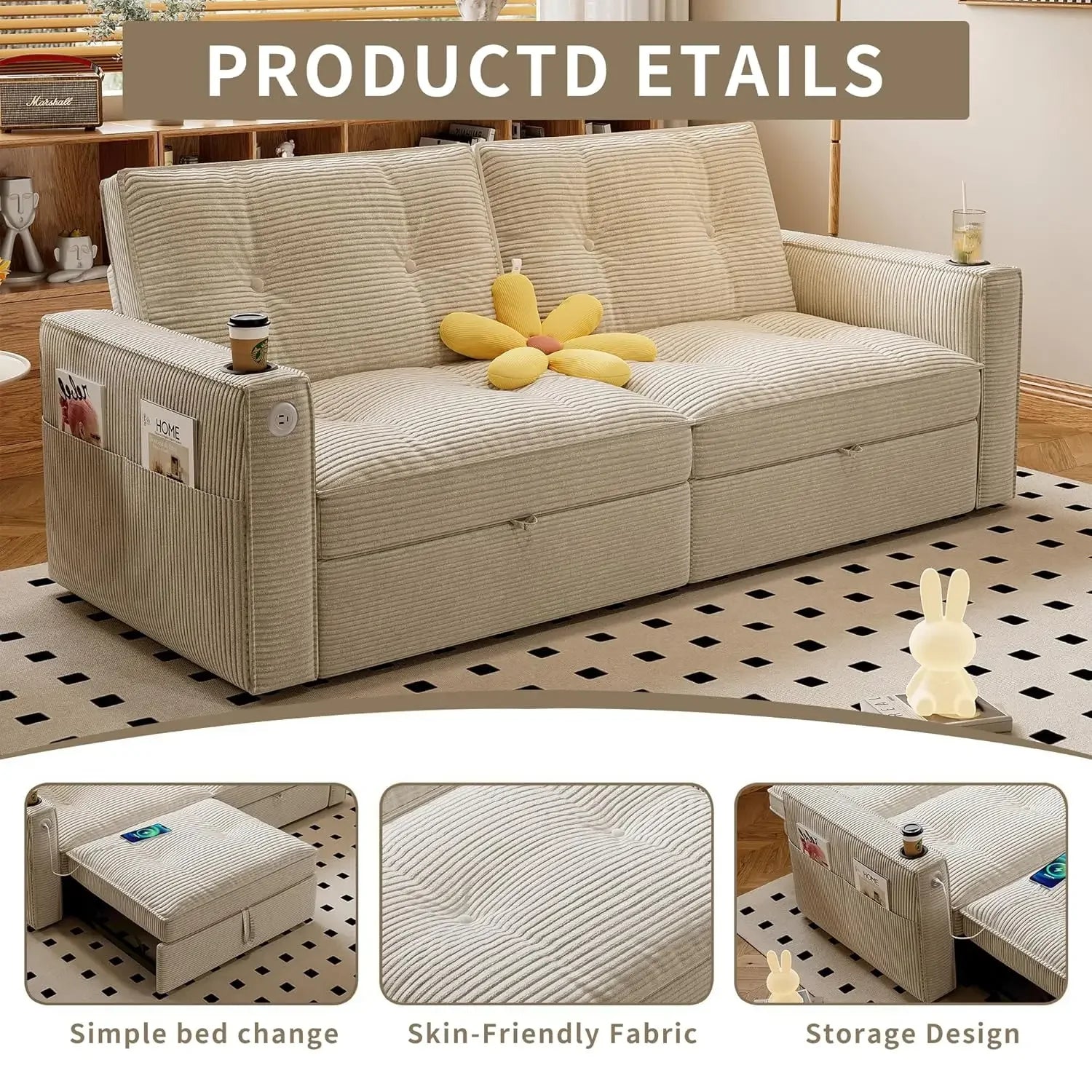 Queen Size Sofa Bed, Loveseat Sofa
