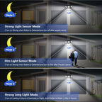 3 Pack Outdoor Solar security Lights