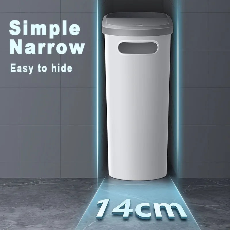 Plastic Bathroom Trash Can