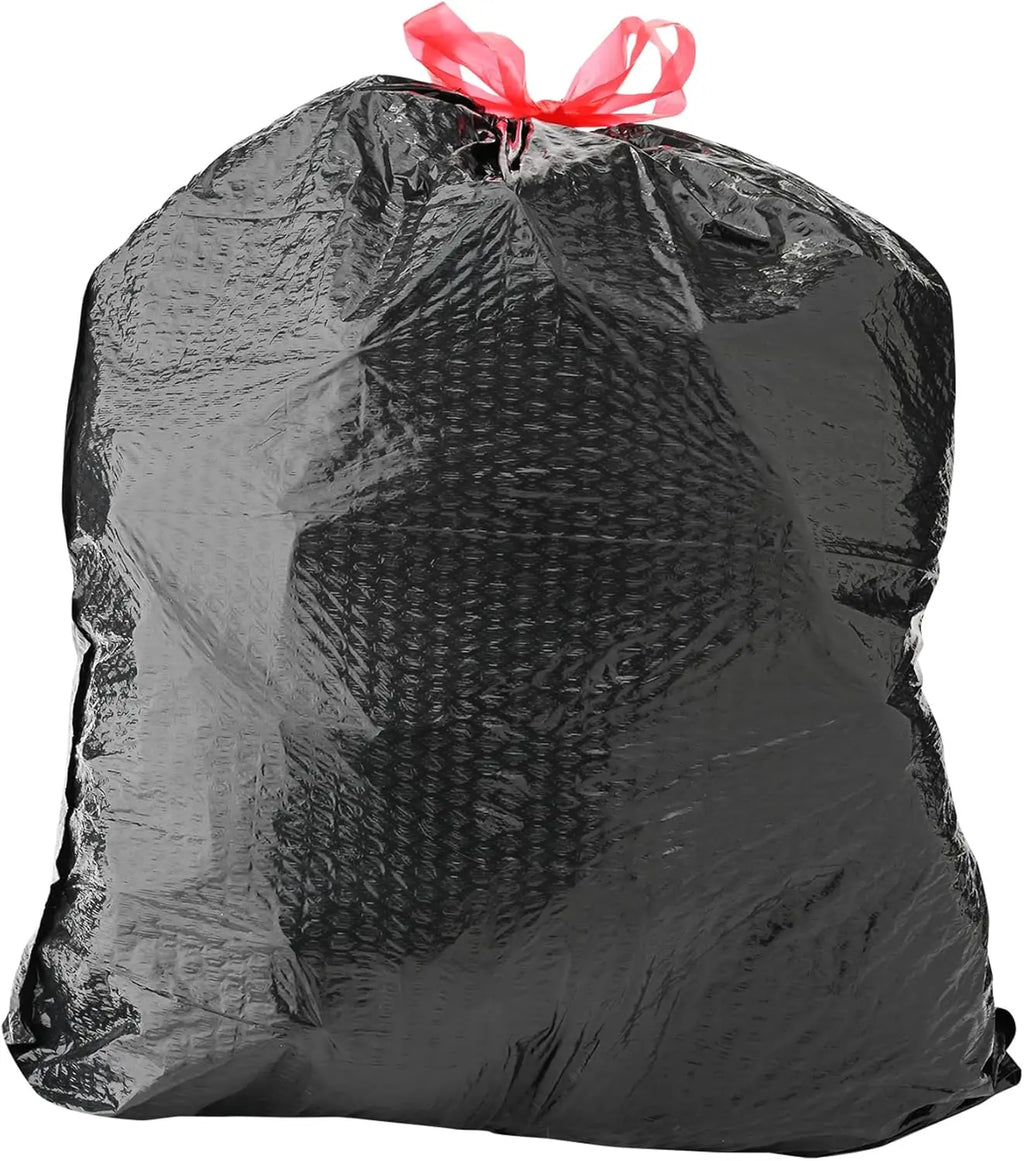 30 Gallon Heavy-Duty Drawstring Trash Bags