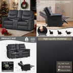 Double Reclining Loveseat With Center Console