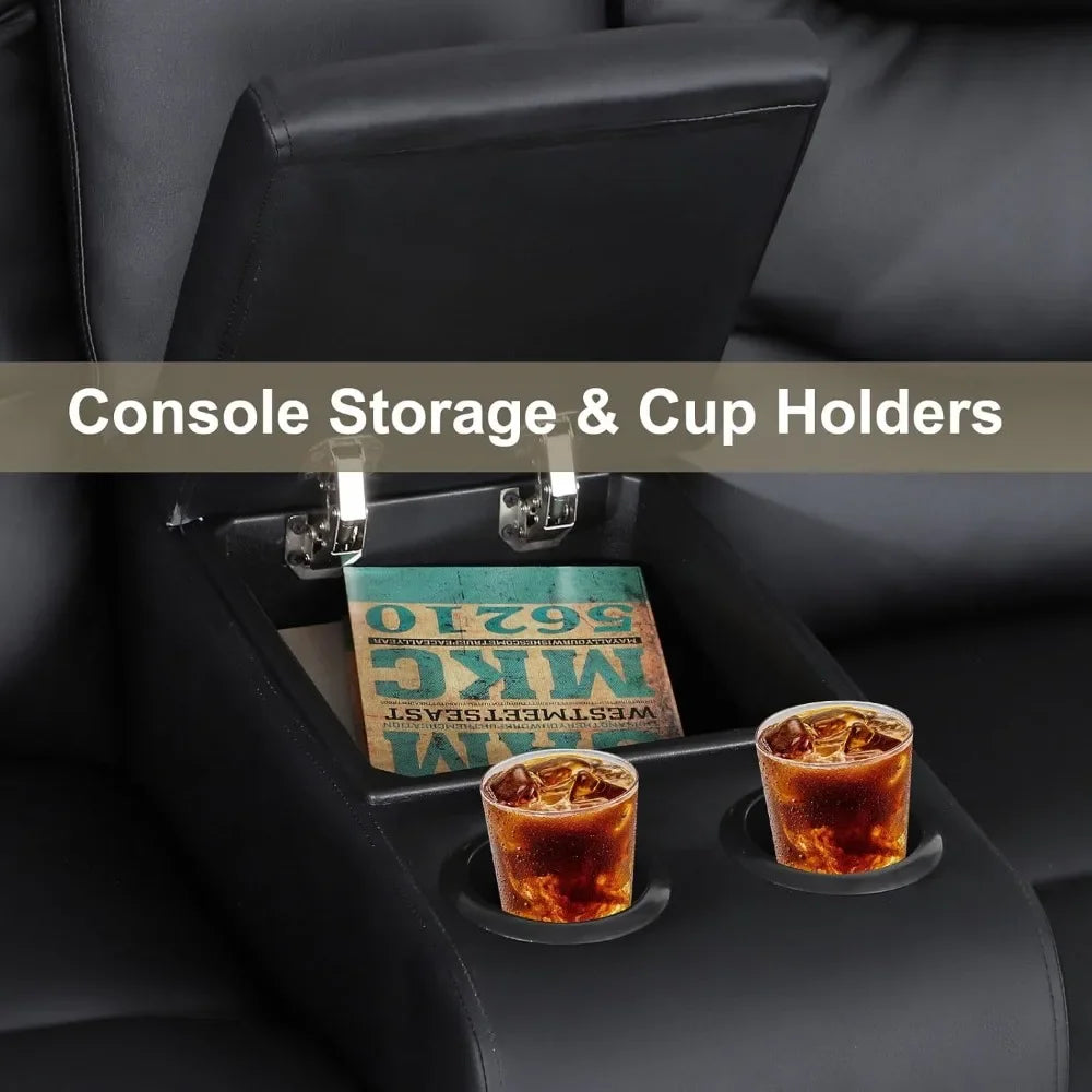 Double Reclining Loveseat With Center Console