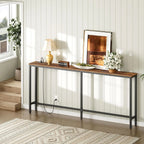 70.9'' Narrow Console Table with Outlet & USB Ports