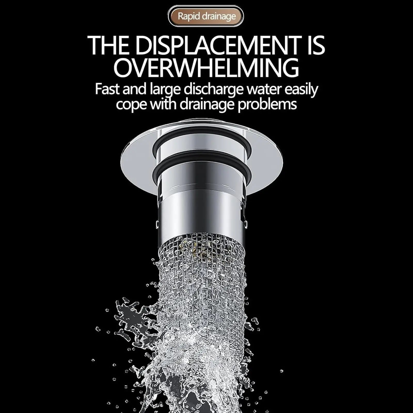 Bathroom Sink Stopper With Hair Catcher