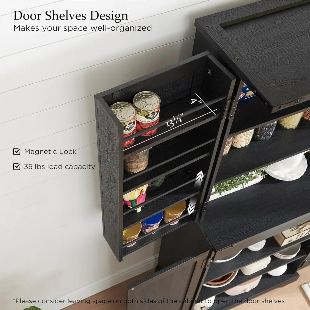 72 Tall Farmhouse Pantry Cabinet