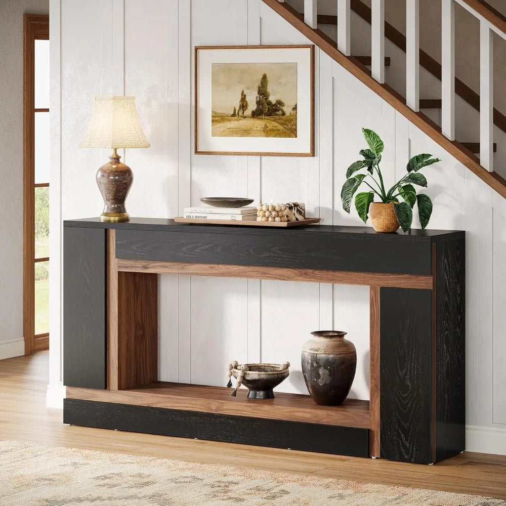 63-Inch Long Console Table for Entryway