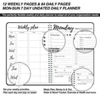 2026 Work/Day Planner With Hourly Schedules